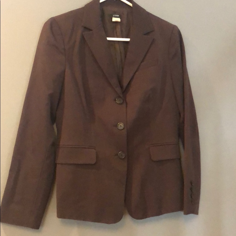 Women’s Wool Brown Suit Jacket/Blazer